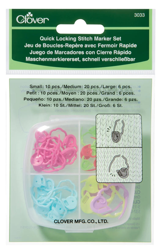 Quick Locking Stitch Markers Set