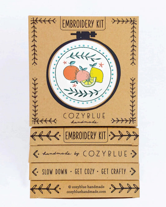 Citrus Embroidery Kit
