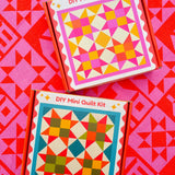 DIY Mini Quilt Kit in Two Color Pallet Options