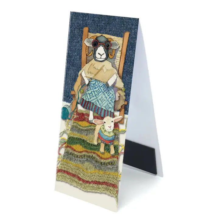 Knitting Sheep Magnetic Bookmark