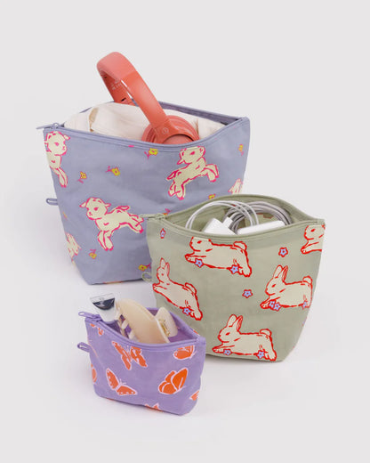 Baggu: Go Pouch Set - Multiple Colors