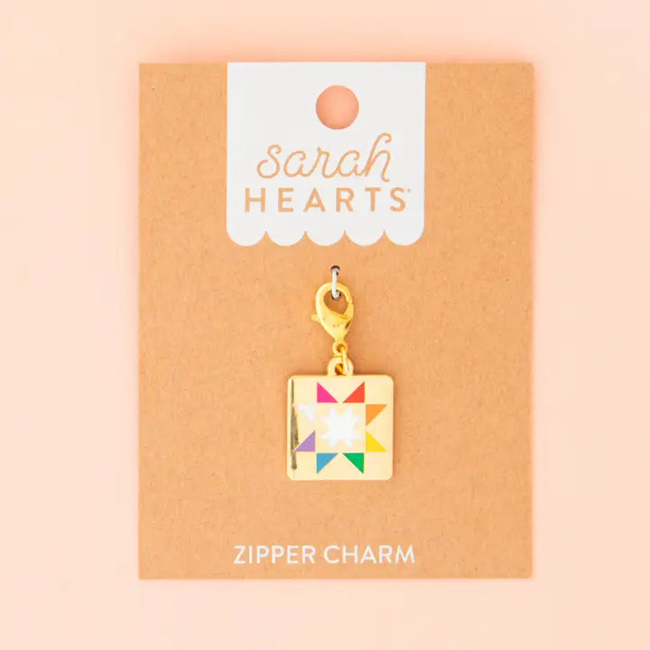 Sarah Hearts Zipper Charms - Multiple Designs