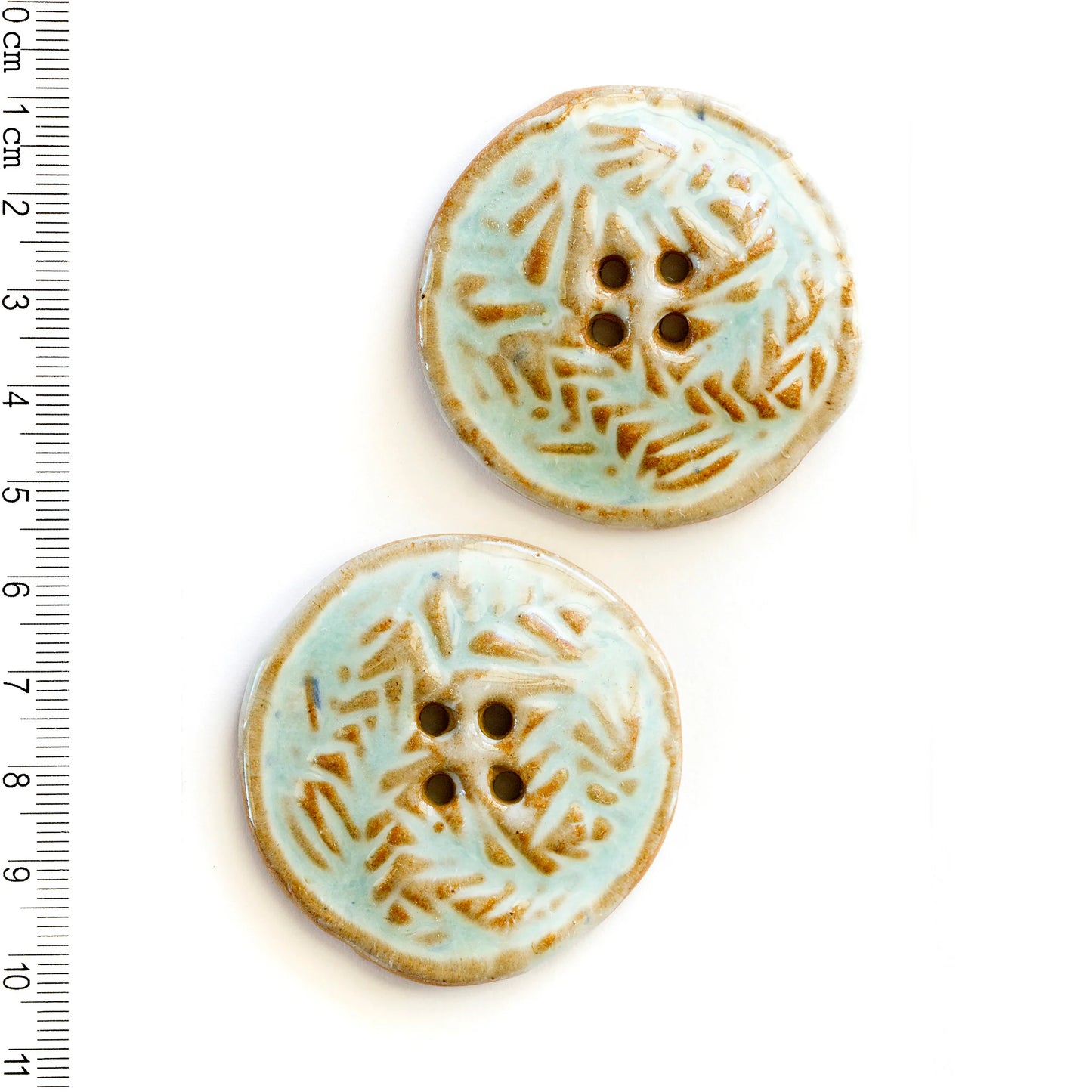 Leaf Pattern Buttons