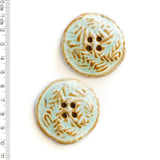 Leaf Pattern Buttons
