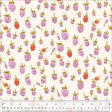 Briar Rose: Strawberry in Lilac - Wideback