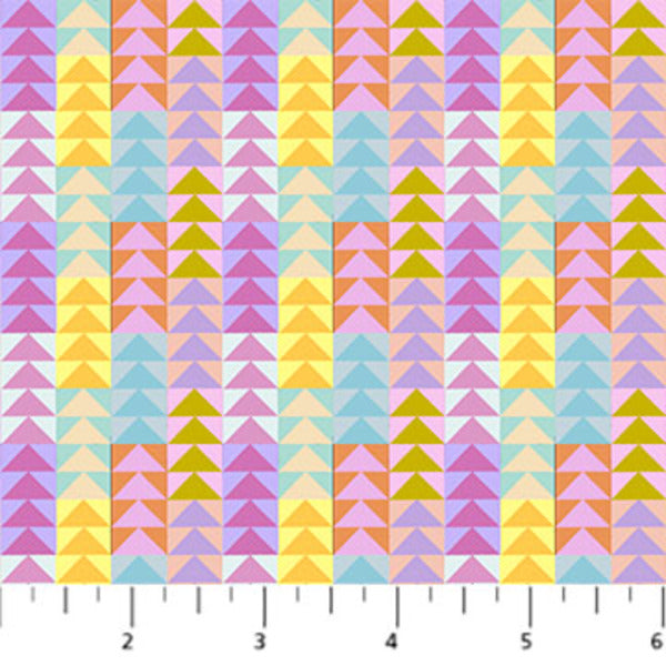 Piecework: Flying Geese in Softly