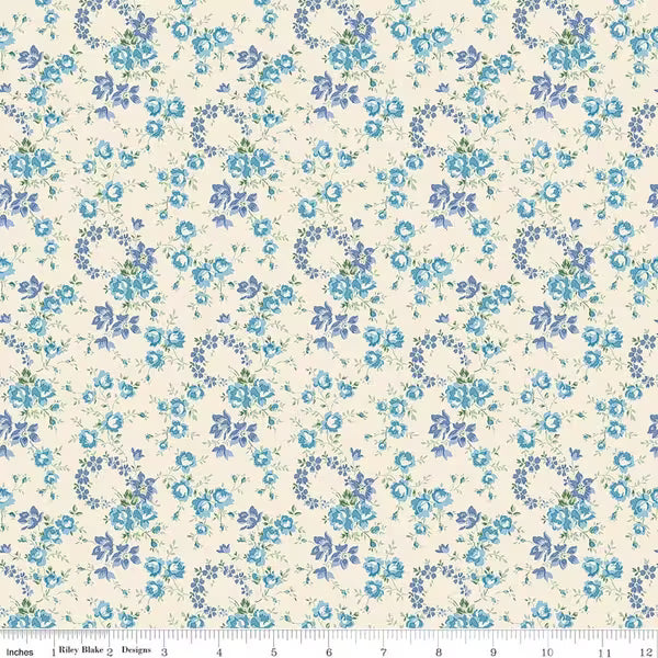 Liberty Palace Gardens- Petal Crown with Blue and Blue