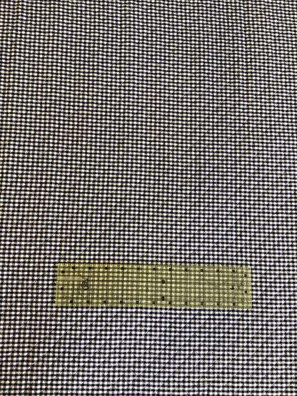 Kokka Kanda Orimono Quilted Gingham in Blue and White