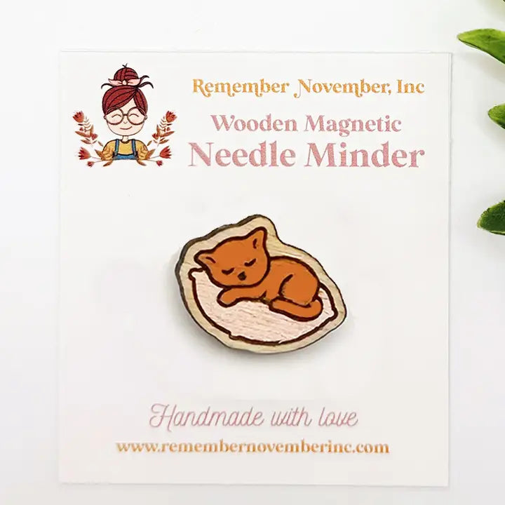 Wooden Needle Minders from Remember November, Inc. - Multiple Varieties