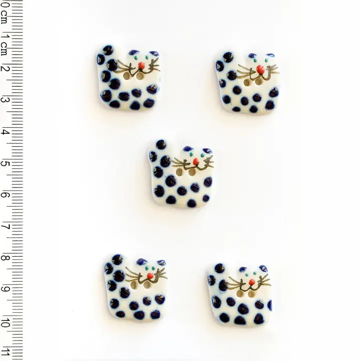 Spotty Cats Buttons