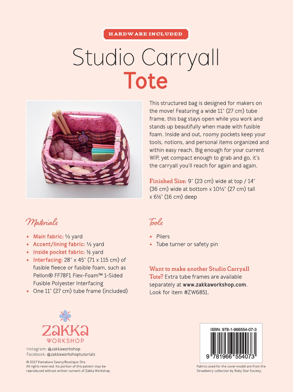 Zakka Workshop - Studio Carryall Tote