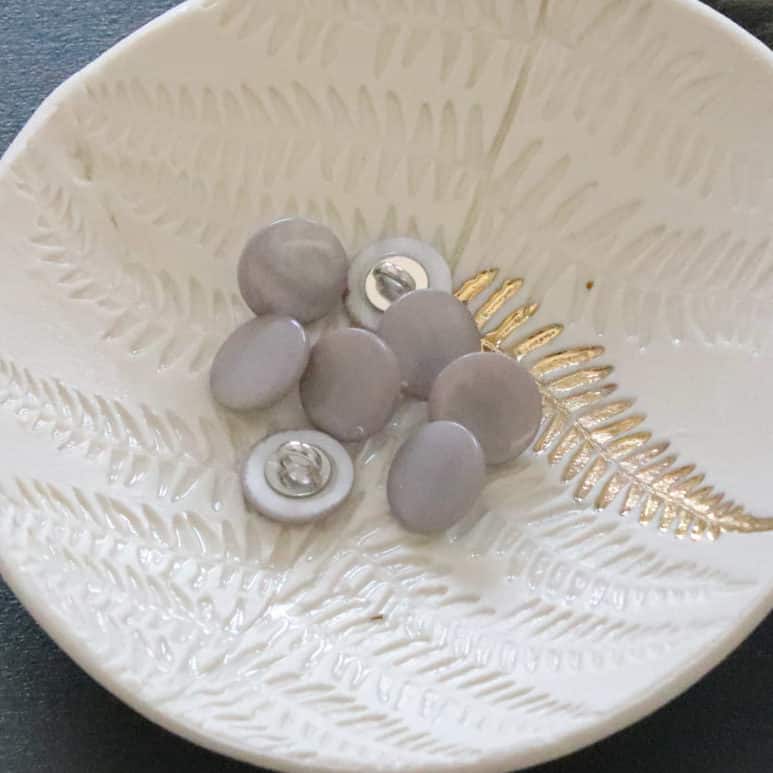 Mother-of-Pearl Buttons with Tails - Multiple Colors