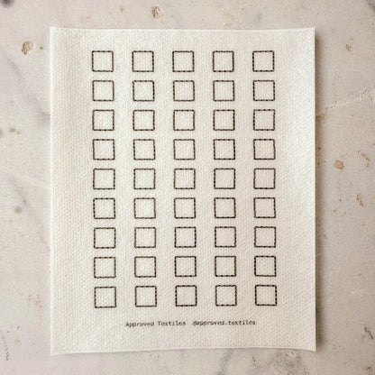 Mending + Embellishment Transfer: Agnes Martin