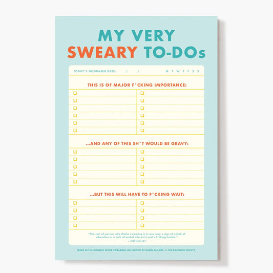 My Very Sweary To-Do Pad