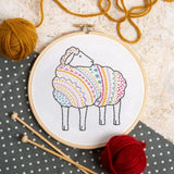 Sheep Embroidery Kit