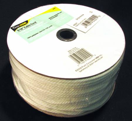 White Cable Cord - 3/16in Size 150