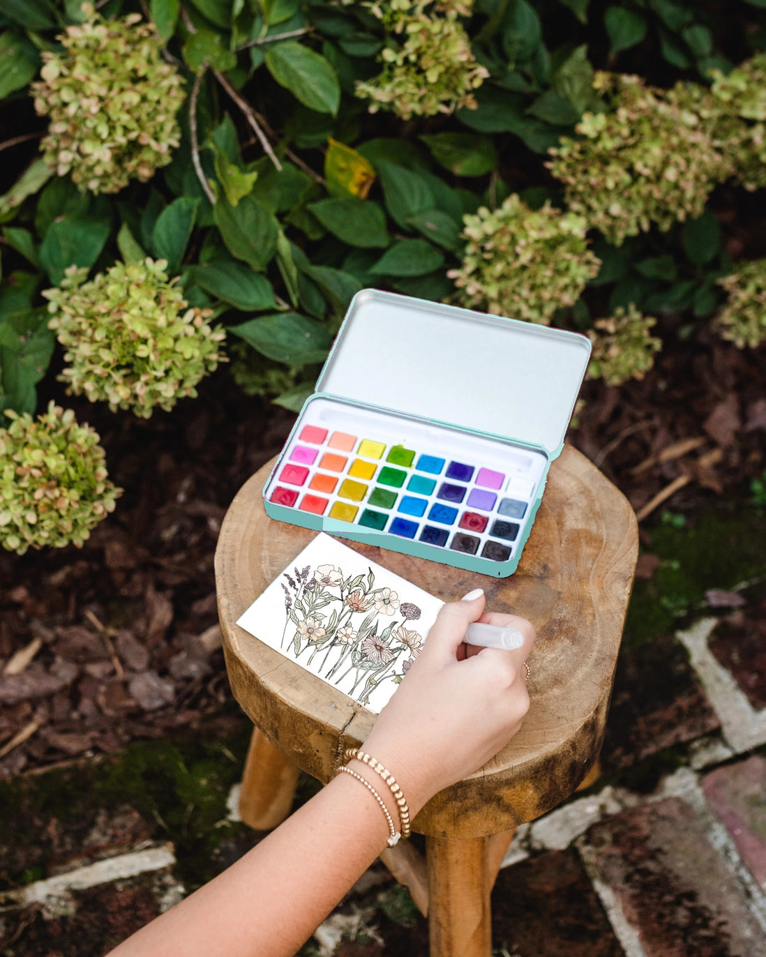 Watercolor Painting Kit English Countryside