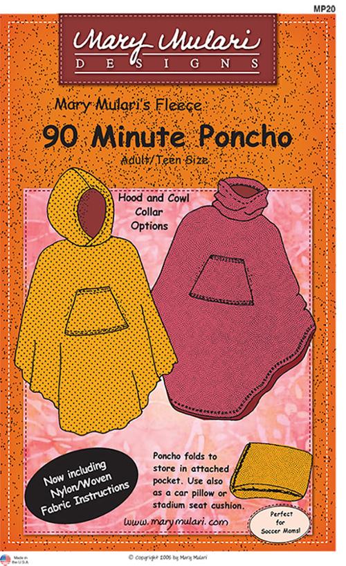 90 Minute Poncho: Adult and Children's