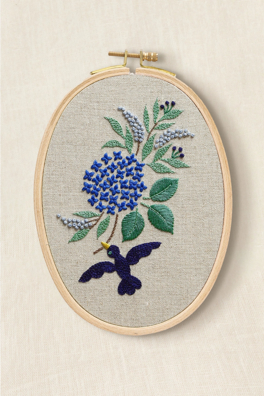 Designer Embroidery Kit: Hydrangea