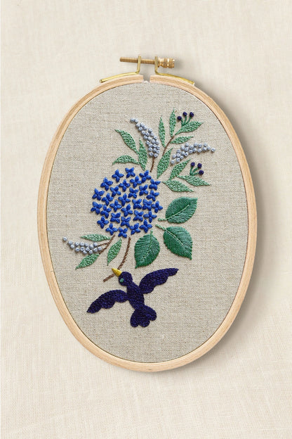 Designer Embroidery Kit: Hydrangea