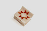 Small Quilt Claw Clip
