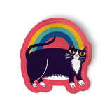 Cat Sticker Rainbow Tuxedo