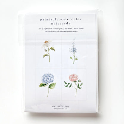 Emily Lex Studio - Paintable Notecards in Multiple Designs
