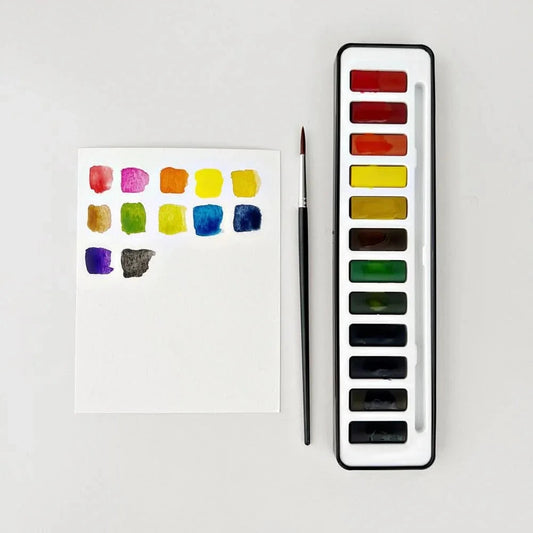 Emily Lex Studio - Watercolor Paint Palette, 12 Colors