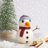 Snowman Mini Needle Felting Kit