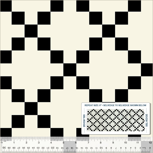 Perfect Points: Nine Patch in Black & White