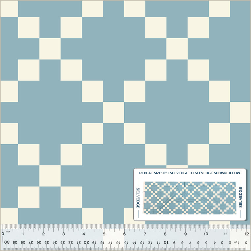 Perfect Points: Nine Patch in Blue