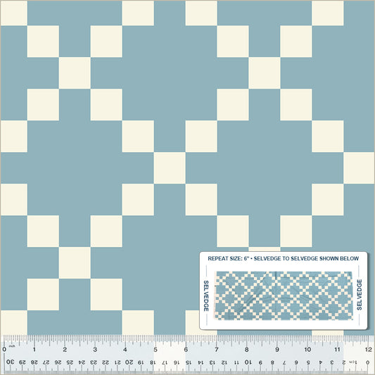 Perfect Points: Nine Patch in Blue
