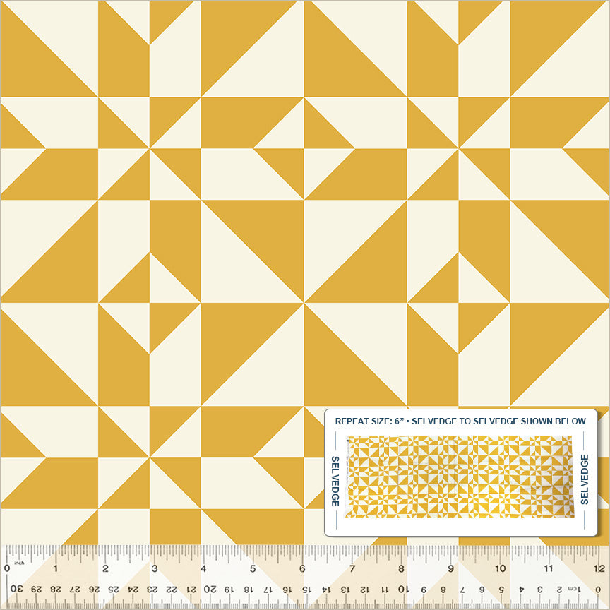 Perfect Points: Windham Star in Yellow