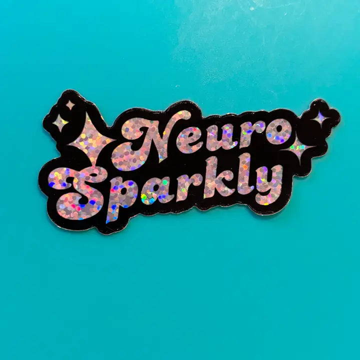 Neuro Sparkly Vinyl Sticker