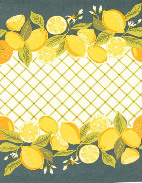 Classic Retro Toweling: Lemon Delight