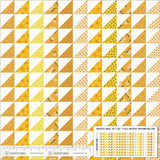 Made Easy: Triangle Stripe (Cheater) in Golden