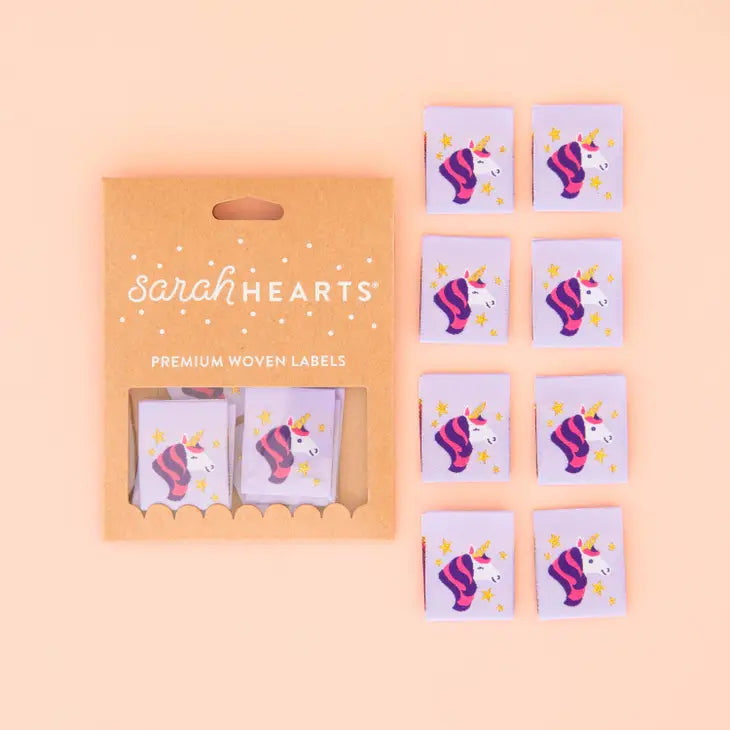 Sarah Hearts Labels: Unicorns