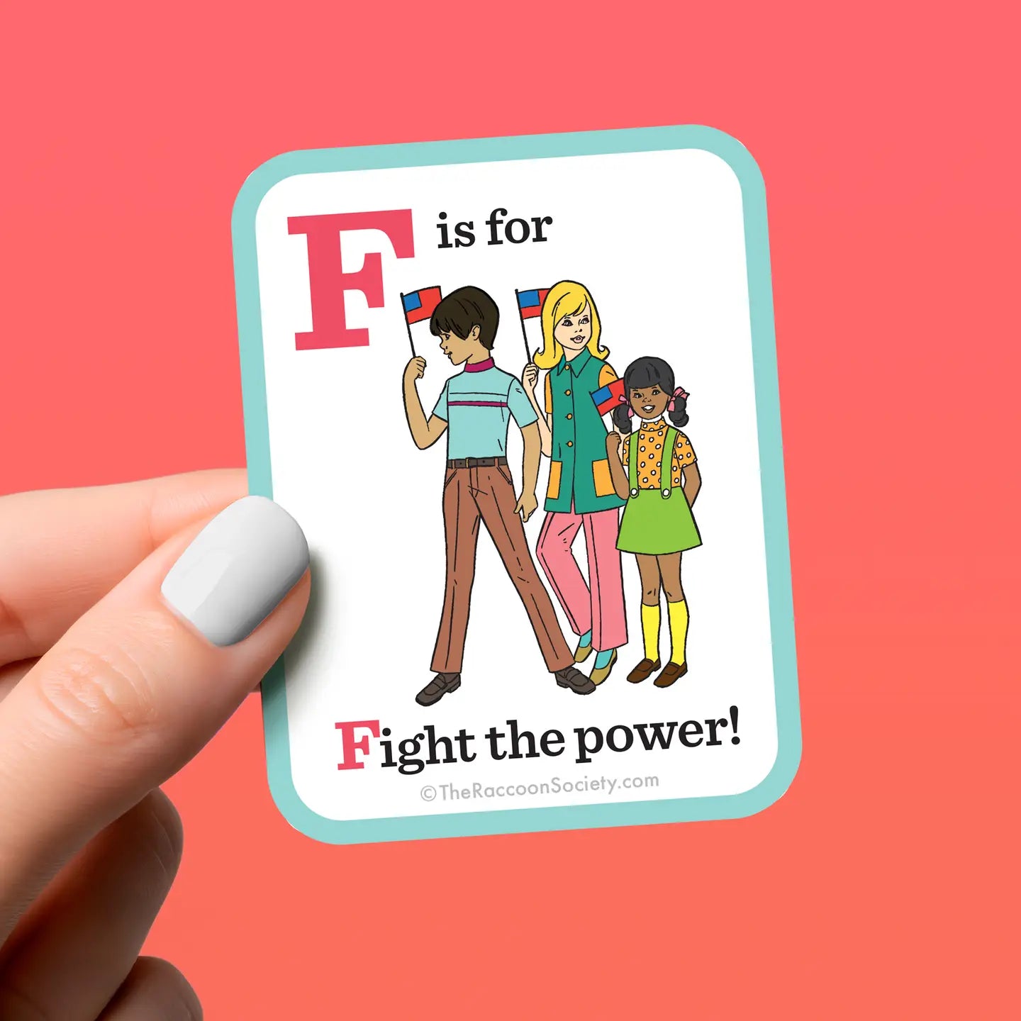 The Raccoon Society Vinyl Stickers