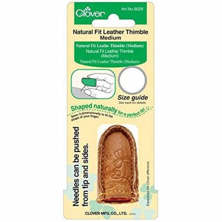 Natural Fit Leather Thimble - Multiple Sizes
