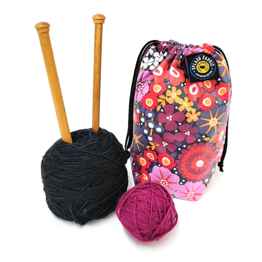 Splash Fabric: Small Cinch Bag In Juanita