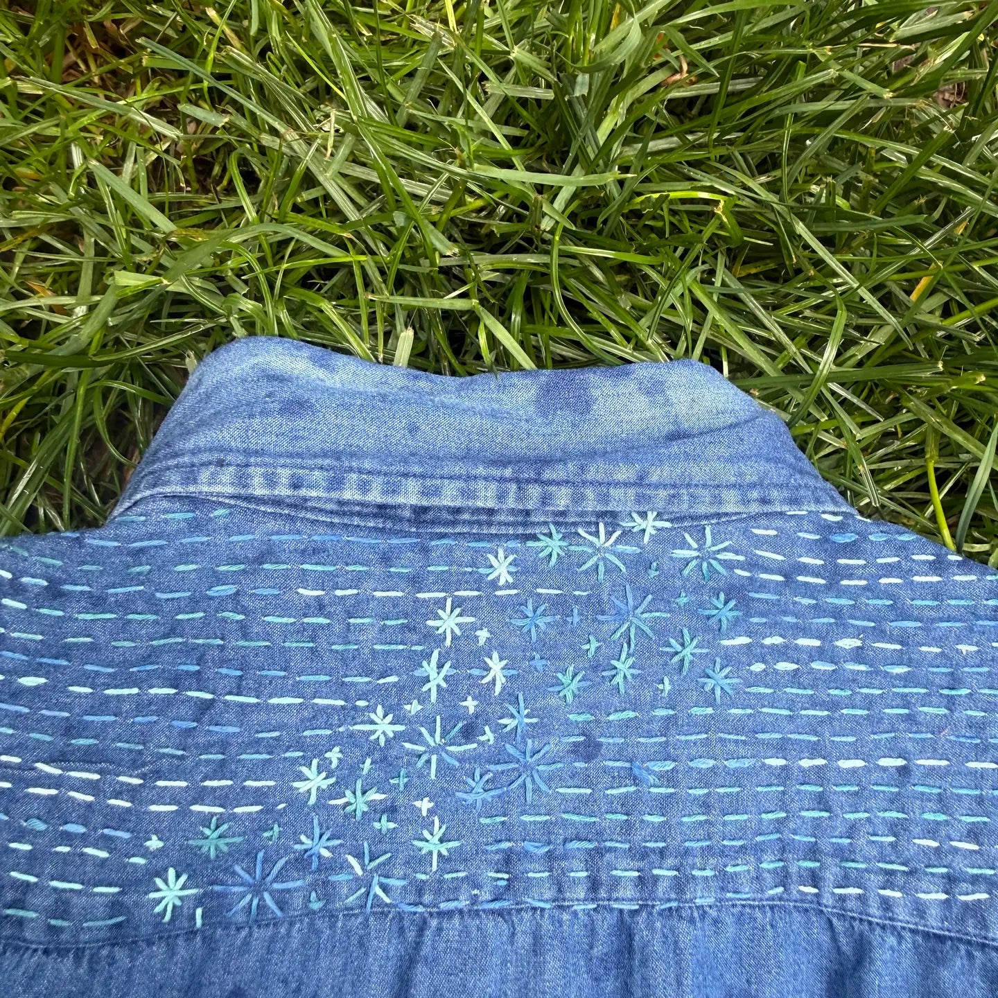 Mending + Embellishment Transfer: Postcolonial Love Poem