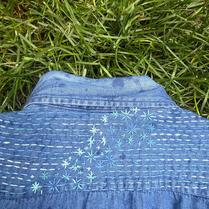 Mending + Embellishment Transfer: Postcolonial Love Poem