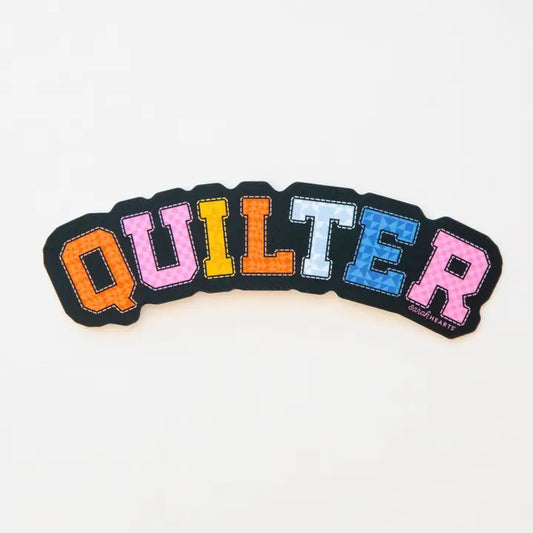 Quilter Vinyl Sticker