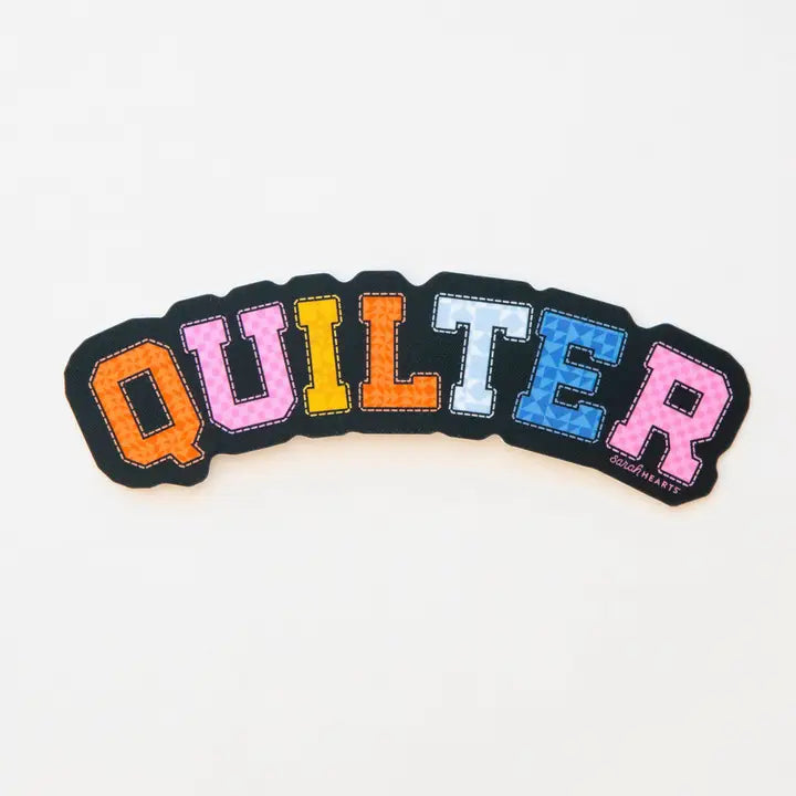 Quilter Vinyl Sticker