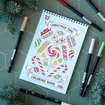 Antiquaria Mercantile - Christmas Time! Coloring Book
