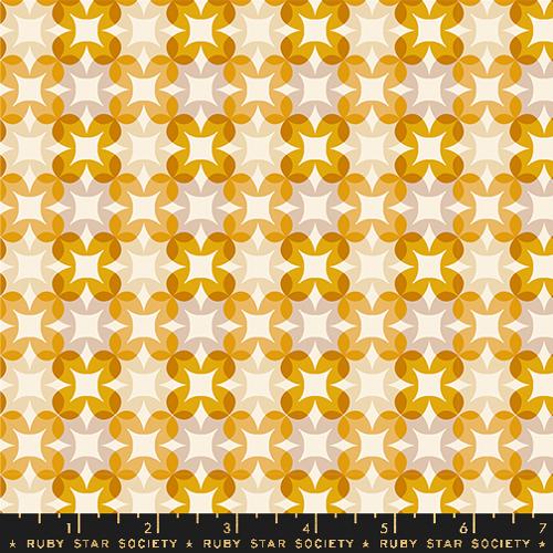 Woodland Park: Flower Plaid in Goldenrod