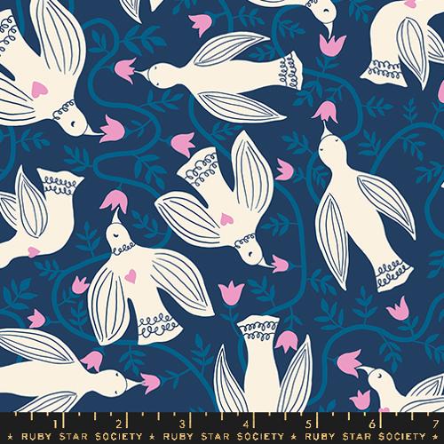 Endpaper: Hummingbirds in Bluebell