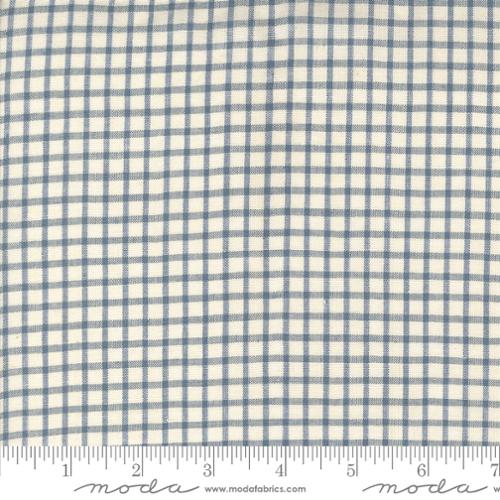 Woven Ginghams: Woad Pearl - 20