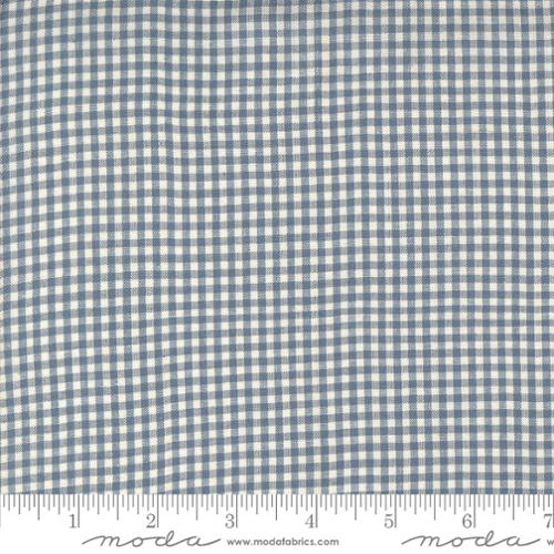 Woven Ginghams: Woad Pearl - 21