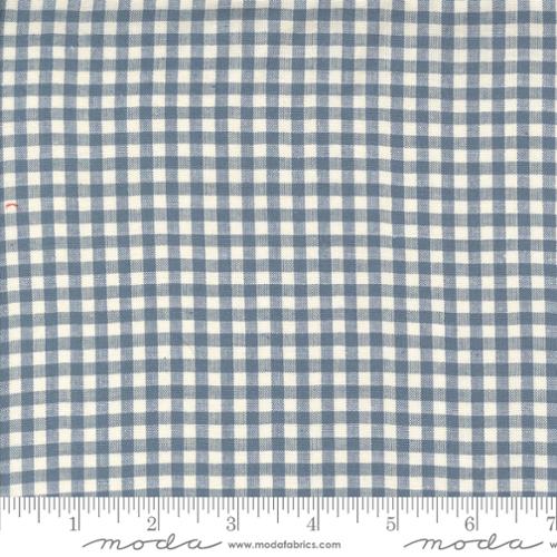 Woven Ginghams: Woad Pearl - 22